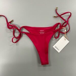 Quince Cherry Red Bikini Bottom